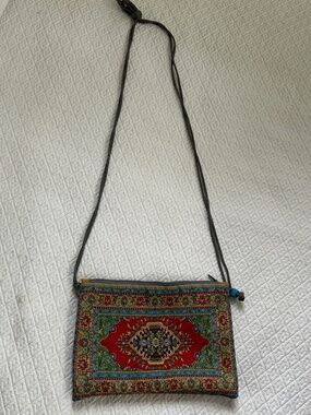 May French Provencal adorable small slim cross body bag